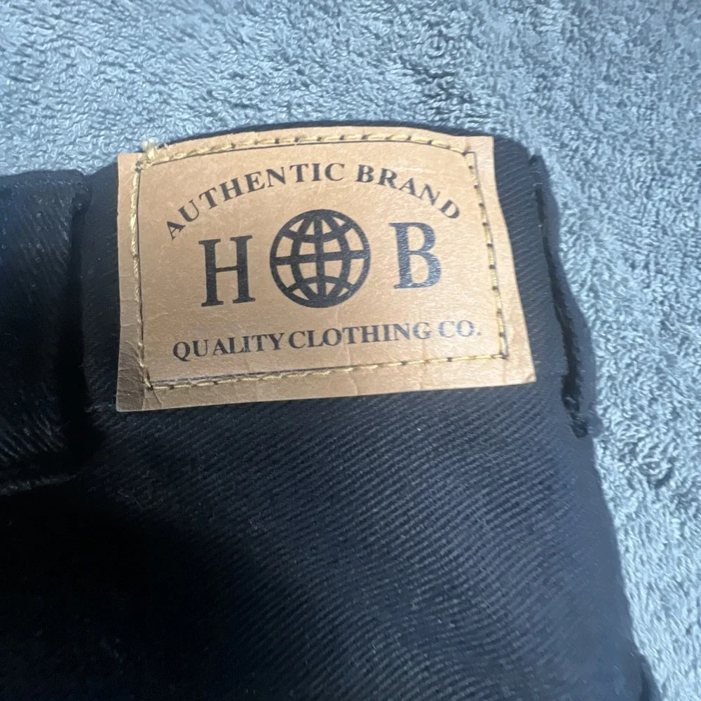 Harbor Bay Jeans Mens‎ 42x36 Black Loose Fit Big & Tall 100% Cotton Baggy Y2K
